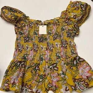 Jennifer Grace Smocked Tank NWT Size Medium